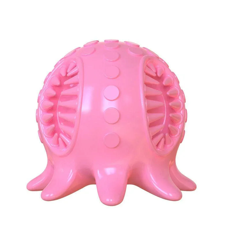Small Standing Octopus Dog Chew Toys For Cleaning Teeth & Prevent Boredom
