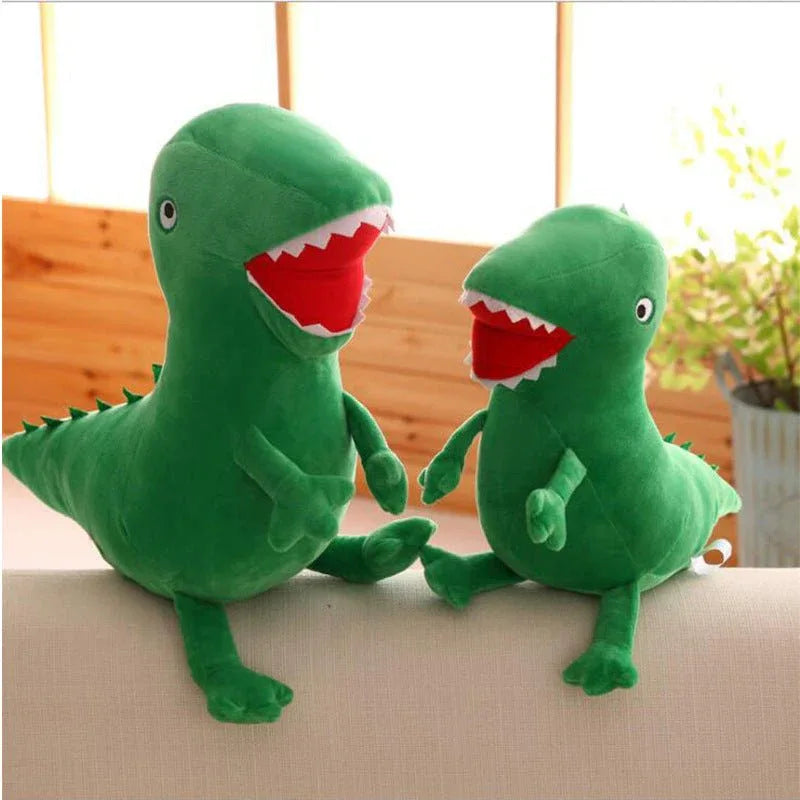 Weiche, liebenswerte grüne Dinosaurier-Plüschtiere