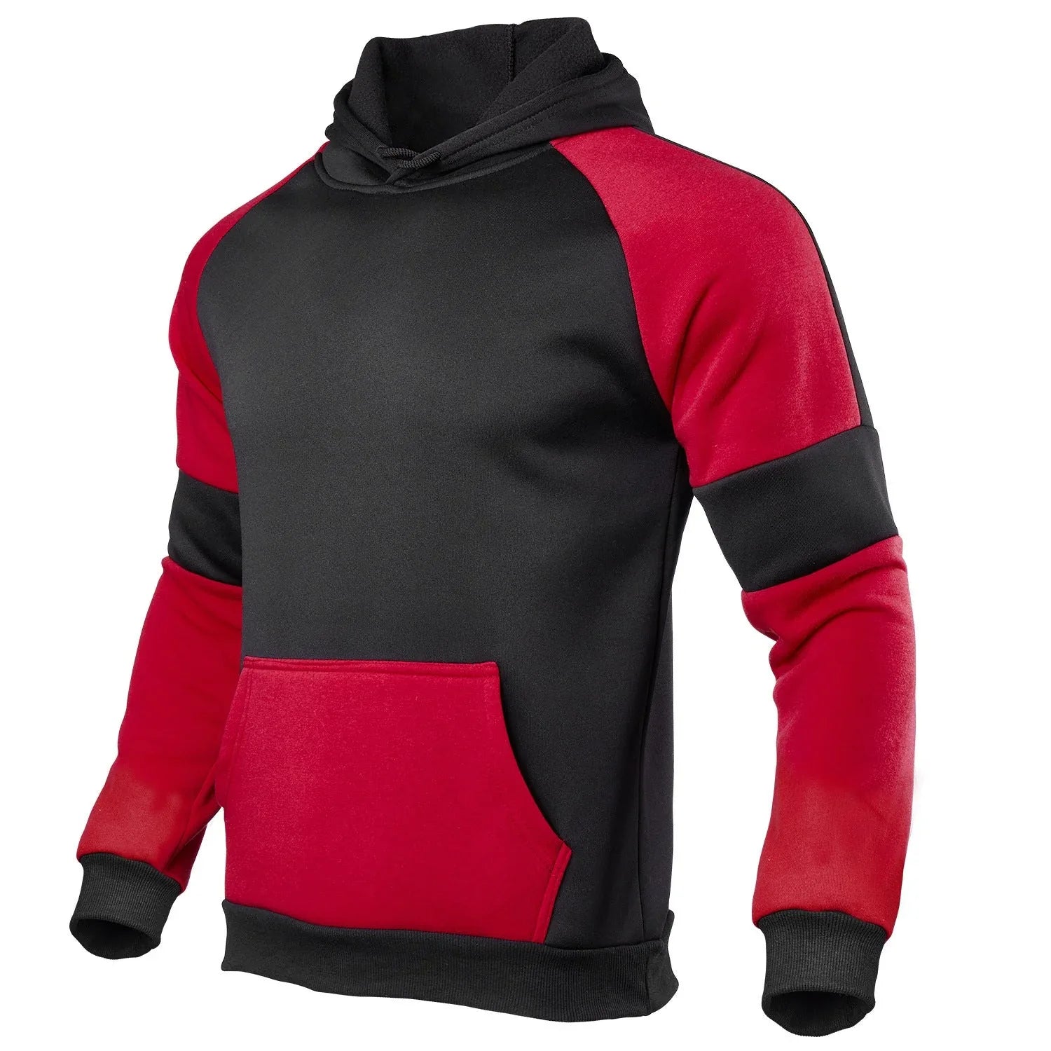 Pull décontracté uni unisexe à capuche