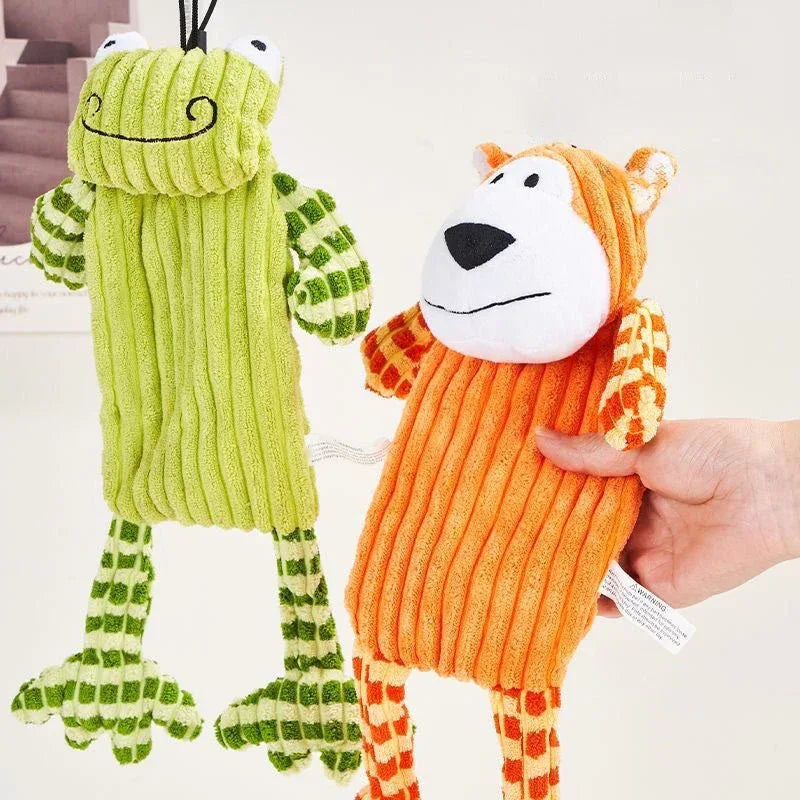 Jouets en peluche couineurs à mordiller pour mâcheurs agressifs