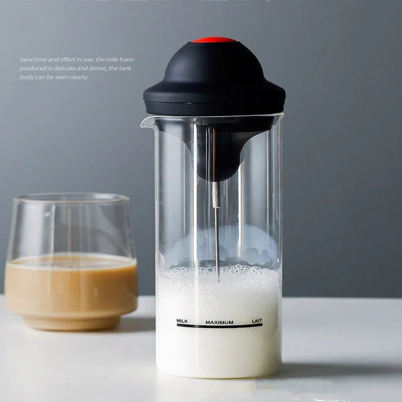 Mousseur à lait en acier inoxydable de 400 ml