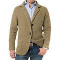 Stehkragen Cardigan Lässige Strickpullover