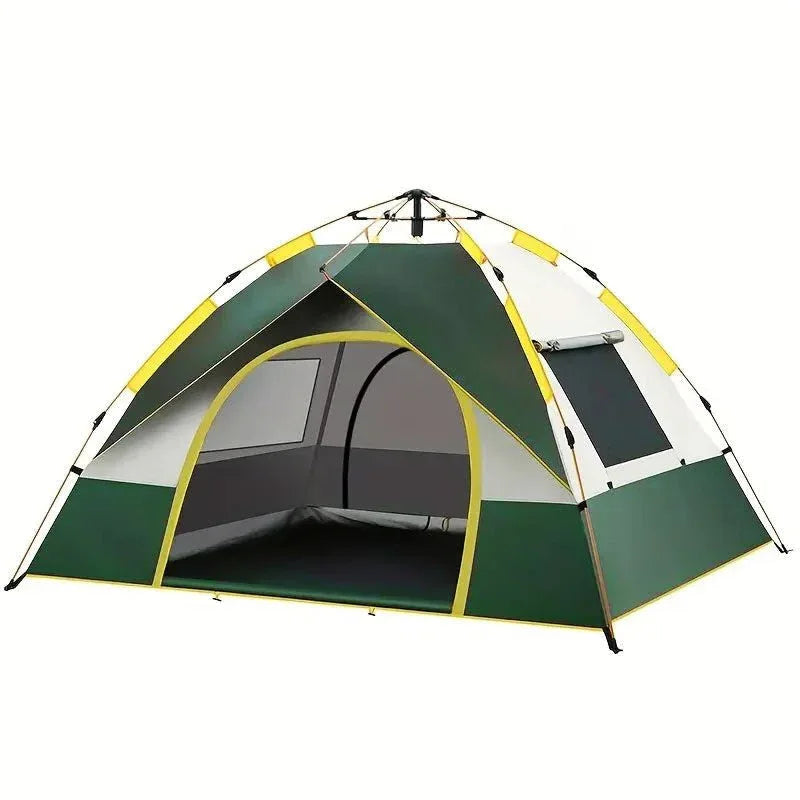 Robuste dunkelgrüne Outdoor-Campingzelte
