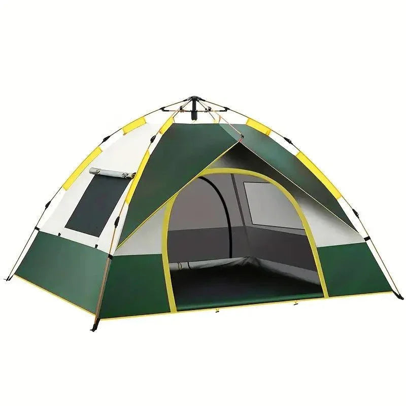 Robuste dunkelgrüne Outdoor-Campingzelte