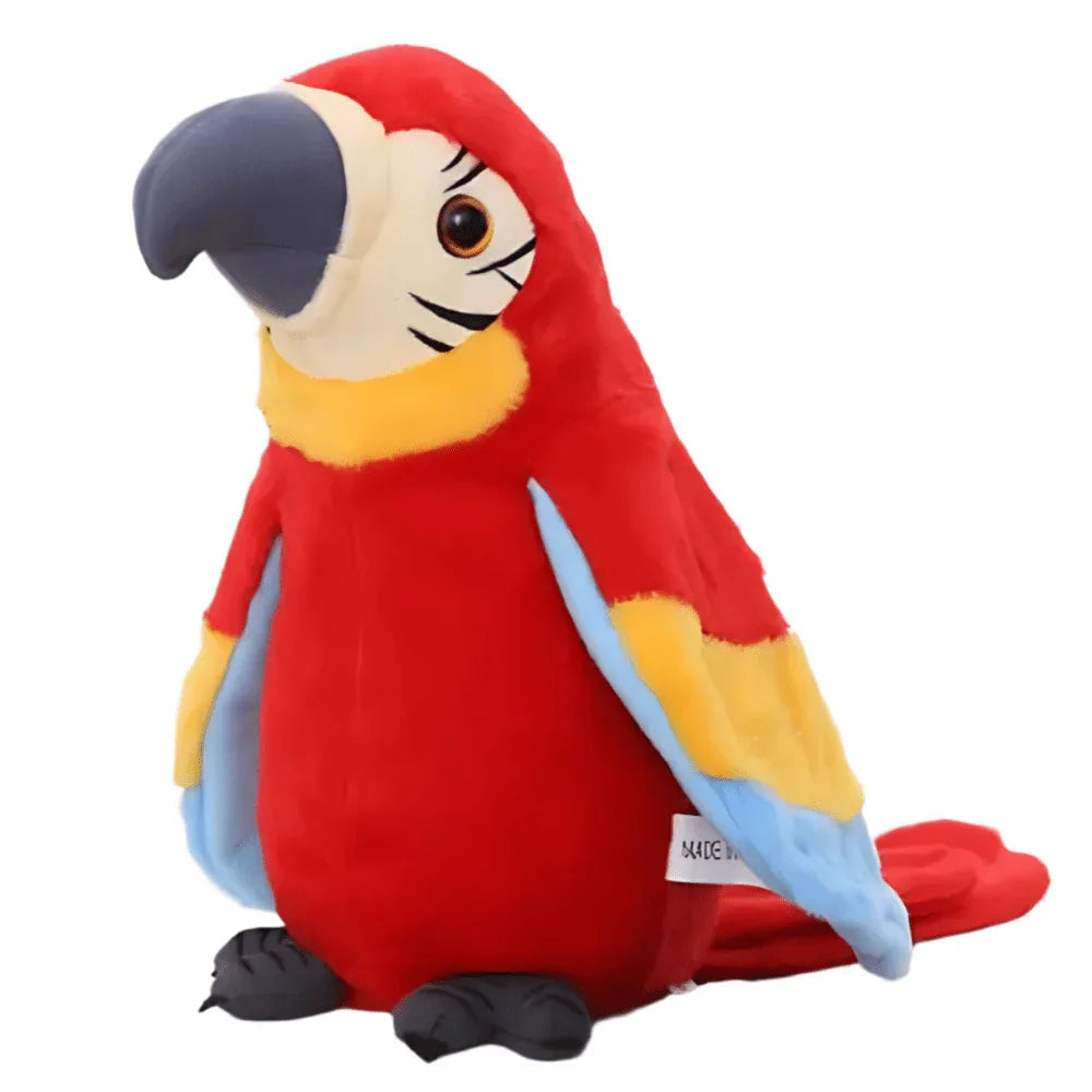 Perroquet en peluche électrique parlant et chantant