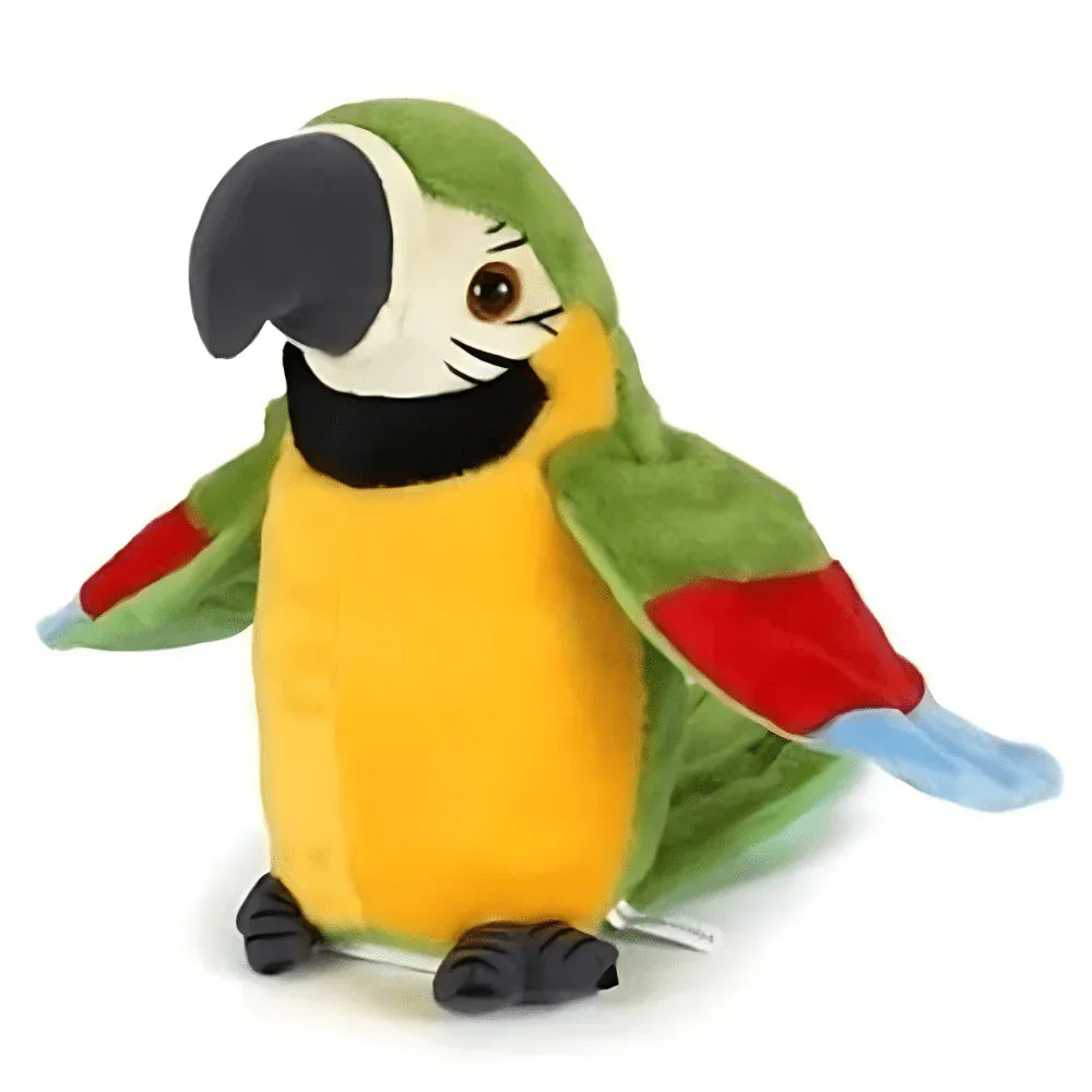 Perroquet en peluche électrique parlant et chantant