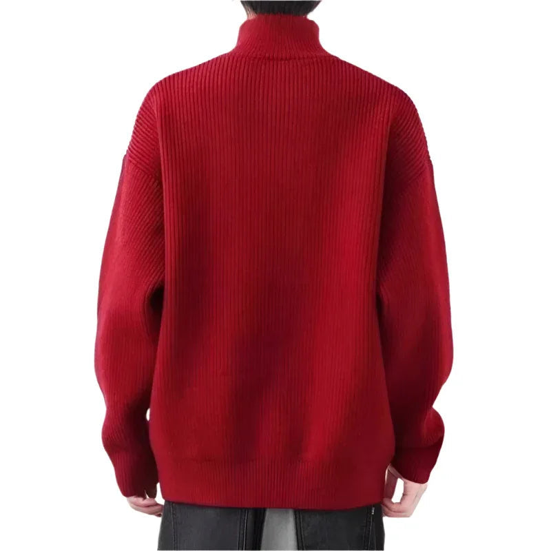 Herren Rollkragenpullover für Herbst und Winter