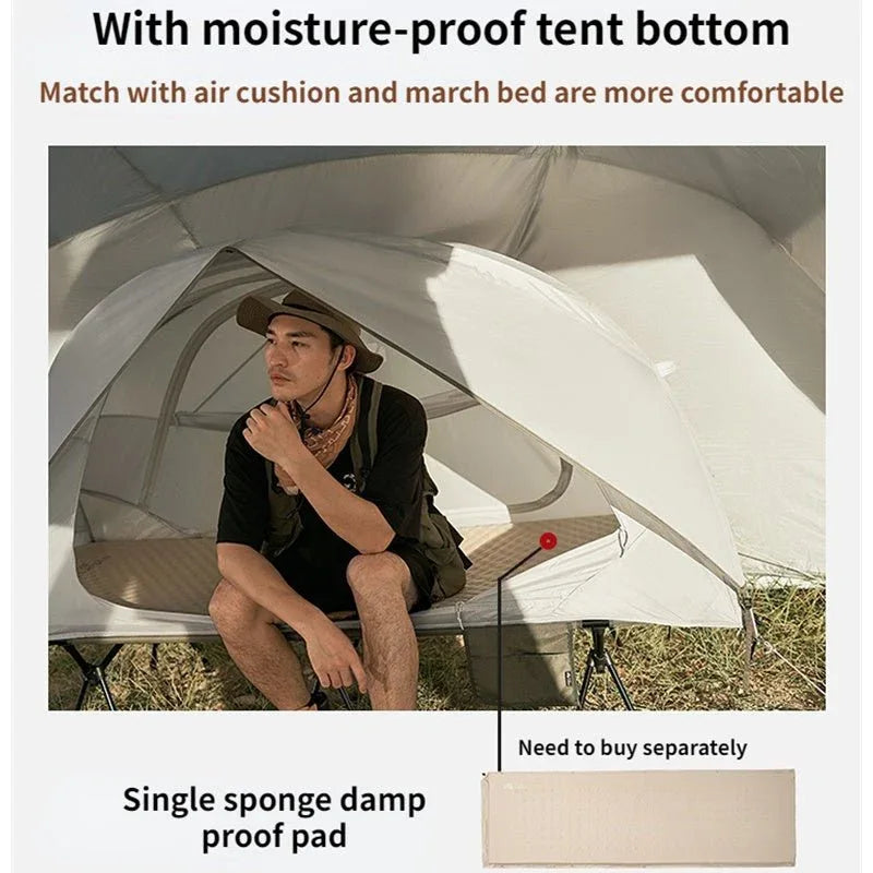 Tente de camping individuelle ultra-légère, pliable, imperméable et coupe-vent