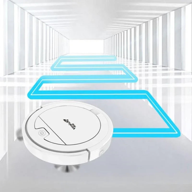 Robot aspirateur ultra-plat télécommandé avec réservoir d'eau