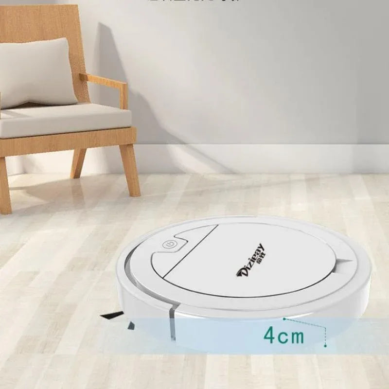 Robot aspirateur ultra-plat télécommandé avec réservoir d'eau