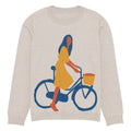 Knitted crew neck sweater