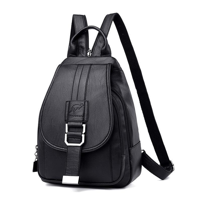 Sac à dos en cuir PU imperméable pour femme