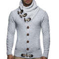 Winter Casual Slim Fit Warme Dicke Strick-Rollkragenpullover