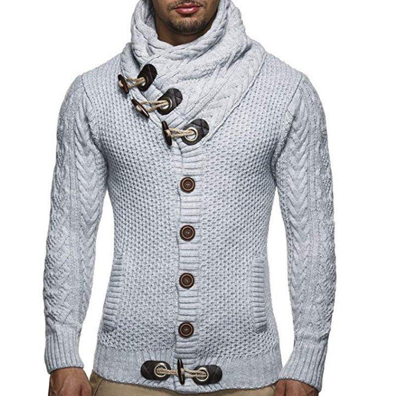 Winter Casual Slim Fit Warme Dicke Strick-Rollkragenpullover