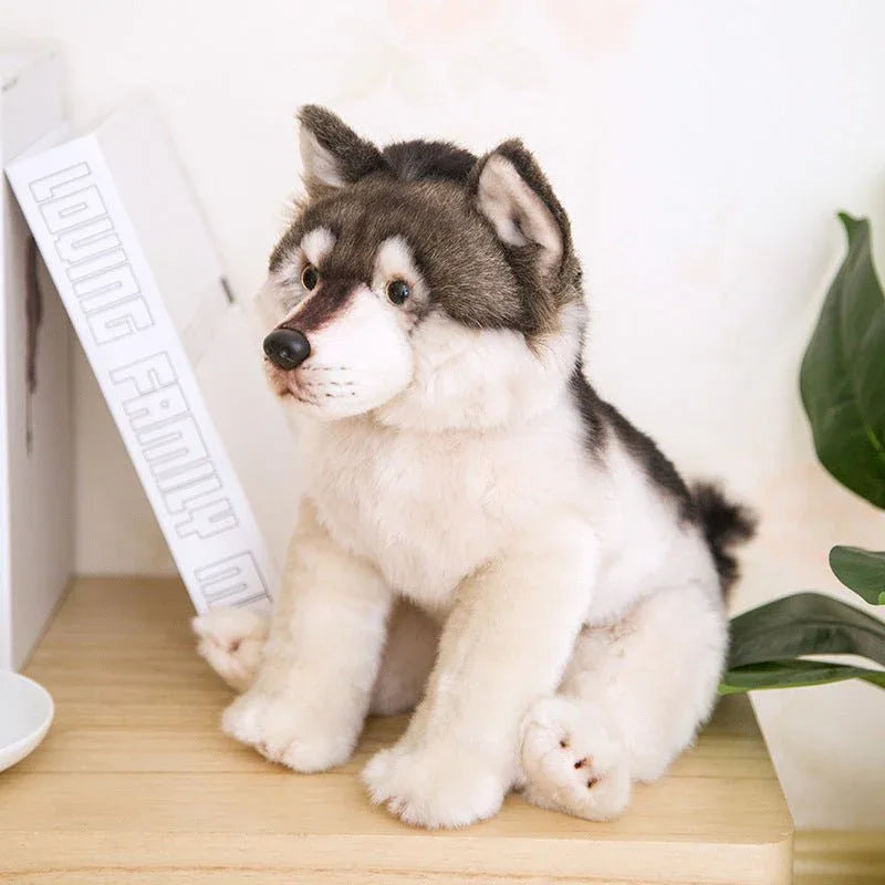 Loup Louveteau Poupée Animal en Peluche Jouet en Peluche