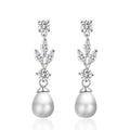 Elegante Perlenohrringe für Damen