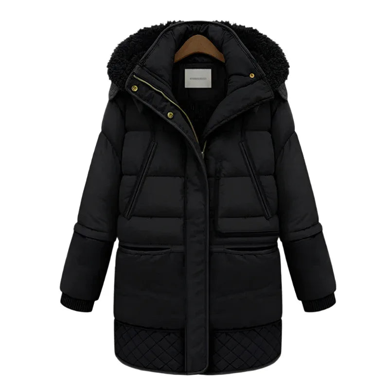 Damen elegante Jacke aus Lammwolle
