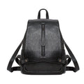 Damen Lederrucksack mit einzigartigem Reißverschluss-Design