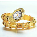 Montre-bracelet serpent pour femme