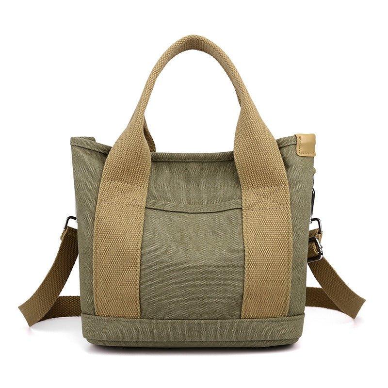 Sac à bandoulière en toile tendance, simple et grande capacité, idéal pour les loisirs et les trajets quotidiens pour femmes