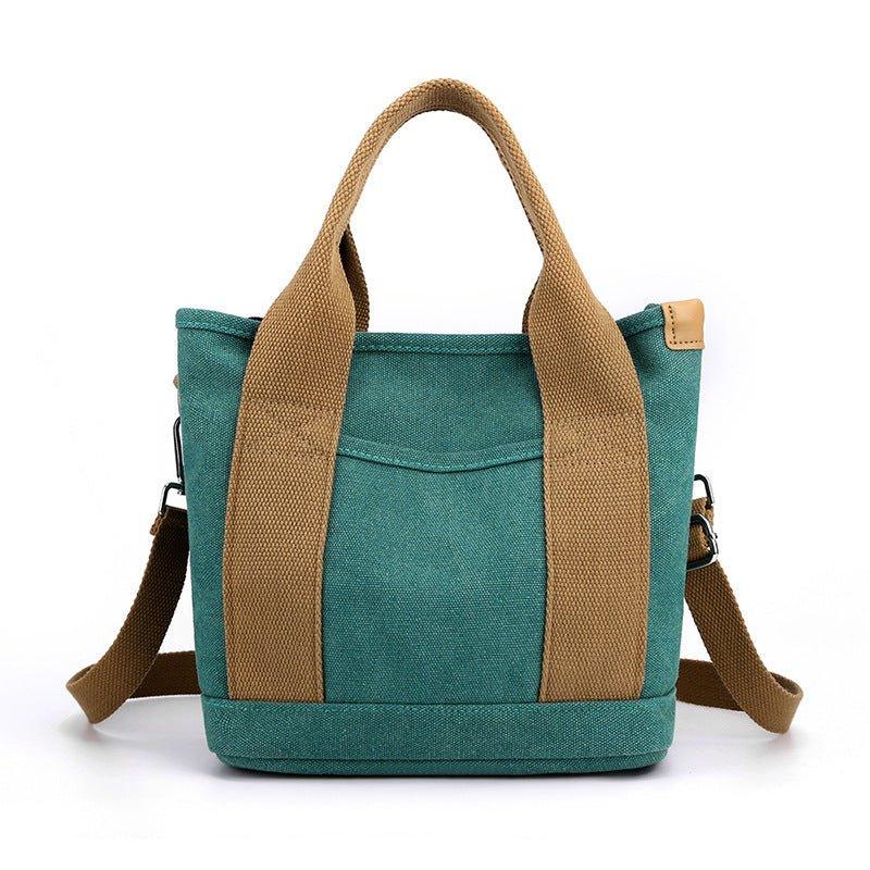 Sac à bandoulière en toile tendance, simple et grande capacité, idéal pour les loisirs et les trajets quotidiens pour femmes