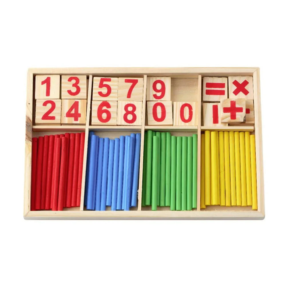 Jouet éducatif Montessori en bois pour enfants et bébés, comptage intelligent et calcul précoce
