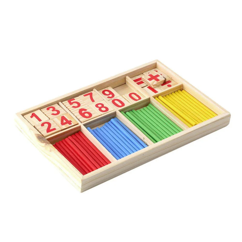 Jouet éducatif Montessori en bois pour enfants et bébés, comptage intelligent et calcul précoce